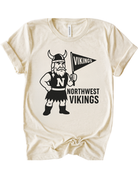 Northwest Vikings Vintage Mascot Tee