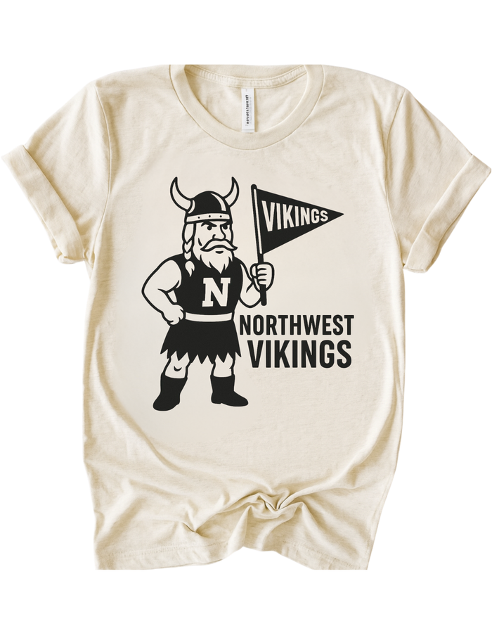Northwest Vikings Vintage Mascot Tee