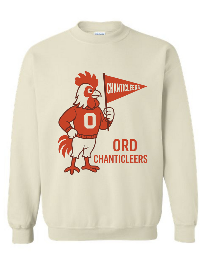 Ord Chanticleers Vintage Mascot Tee & Sweatshirt