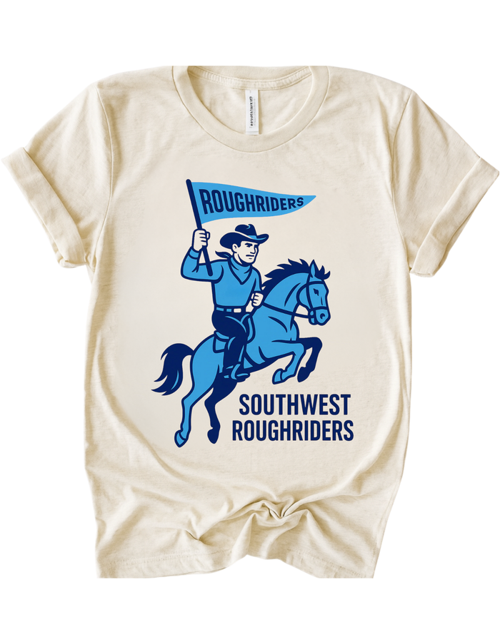 Southwest Roughriders Vintage Mascot Tee