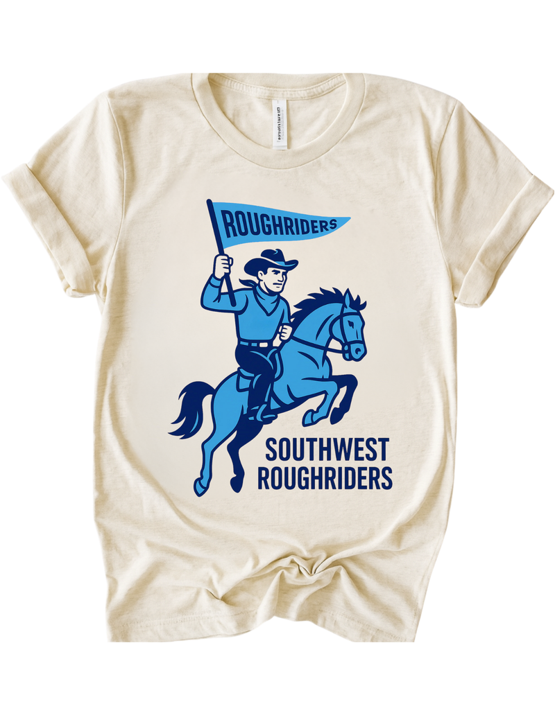 Southwest Roughriders Vintage Mascot Tee