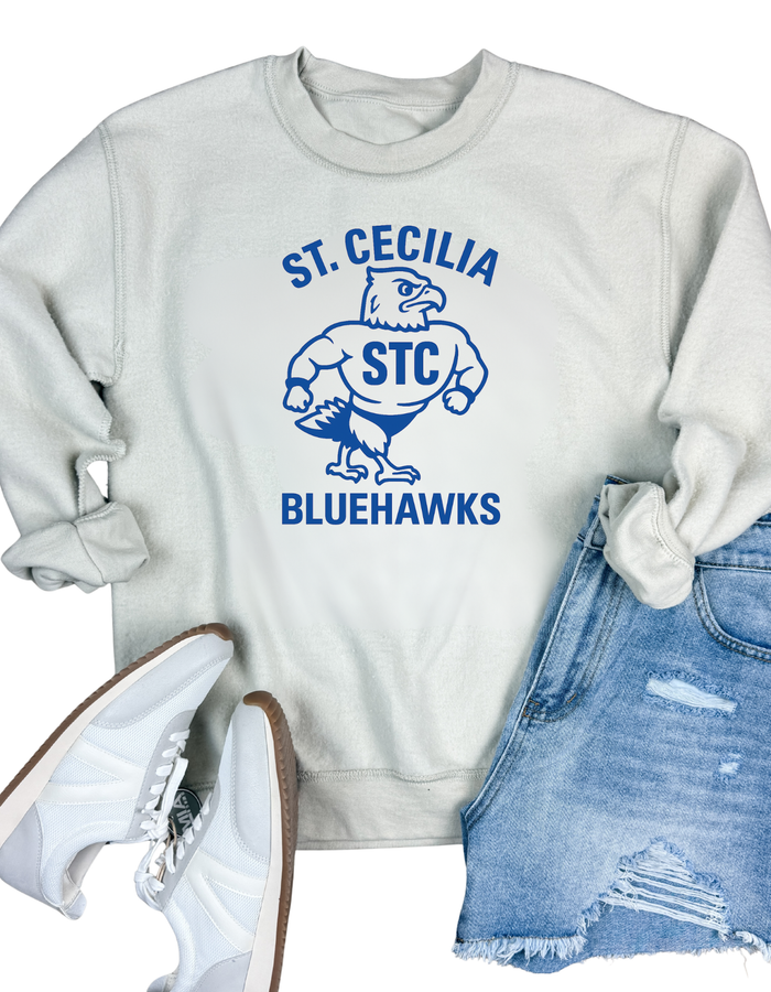 St. Cecilia Bluehawks Inside Out Sweatshirt