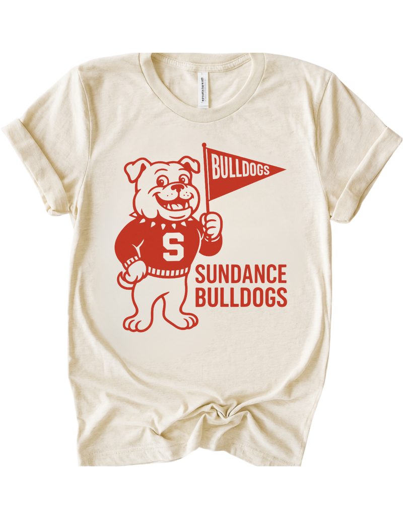Sundance Bulldogs Vintage Mascot Tee