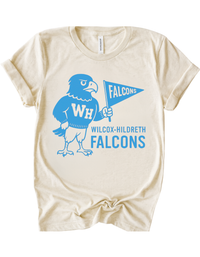 Wilcox-Hildreth Falcons Vintage Mascot Tee