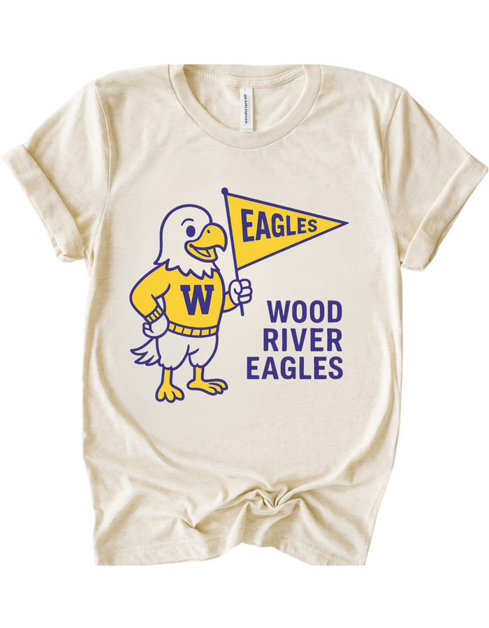 Wood River Eagles Vintage Mascot Tee