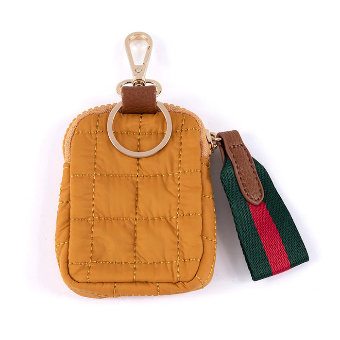 Ezra Quilted Clip-On Pouch