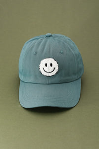 Smiley Face Patch Hat
