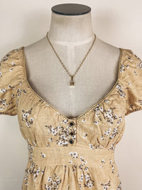 Sweetheart Floral Top in Buttercup