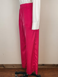 Smooch Straight Leg Pants in Hot Pink
