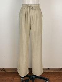 Wide Leg Pant in Sand
