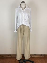Wide Leg Pant in Sand
