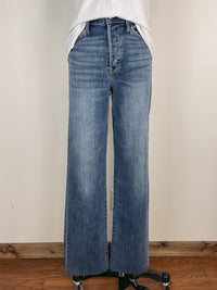 Judy Blue High Waist Hidden Button Fly Straight