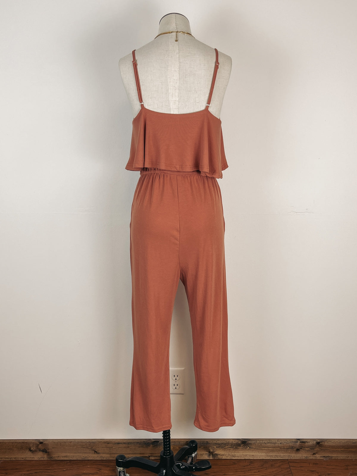 Layered Top Jumpsuit