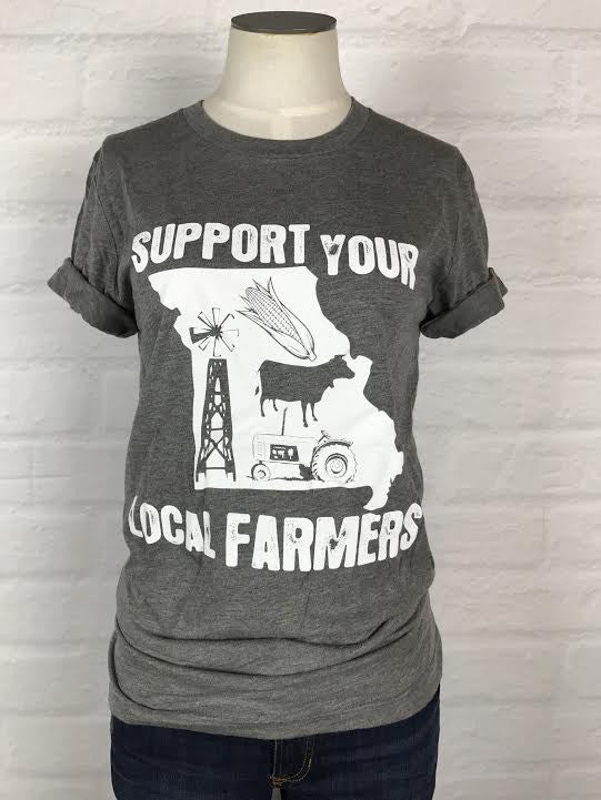 Missouri Support Your Local Farmer Tee *more colors