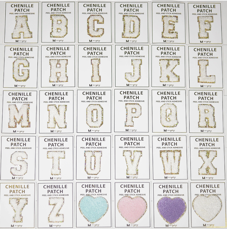 Chenille Letter Patches