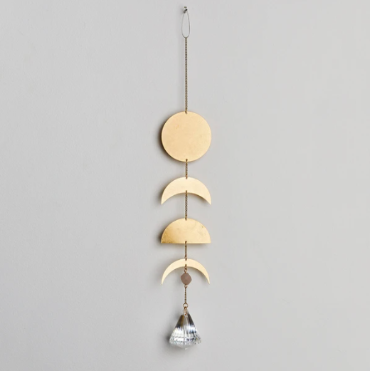 Suncatcher- Moon Phase/Moonstone