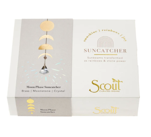Suncatcher- Moon Phase/Moonstone