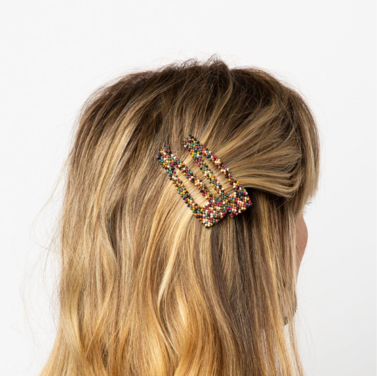 Ink + Alloy 2 Pack Confetti Hair Clip