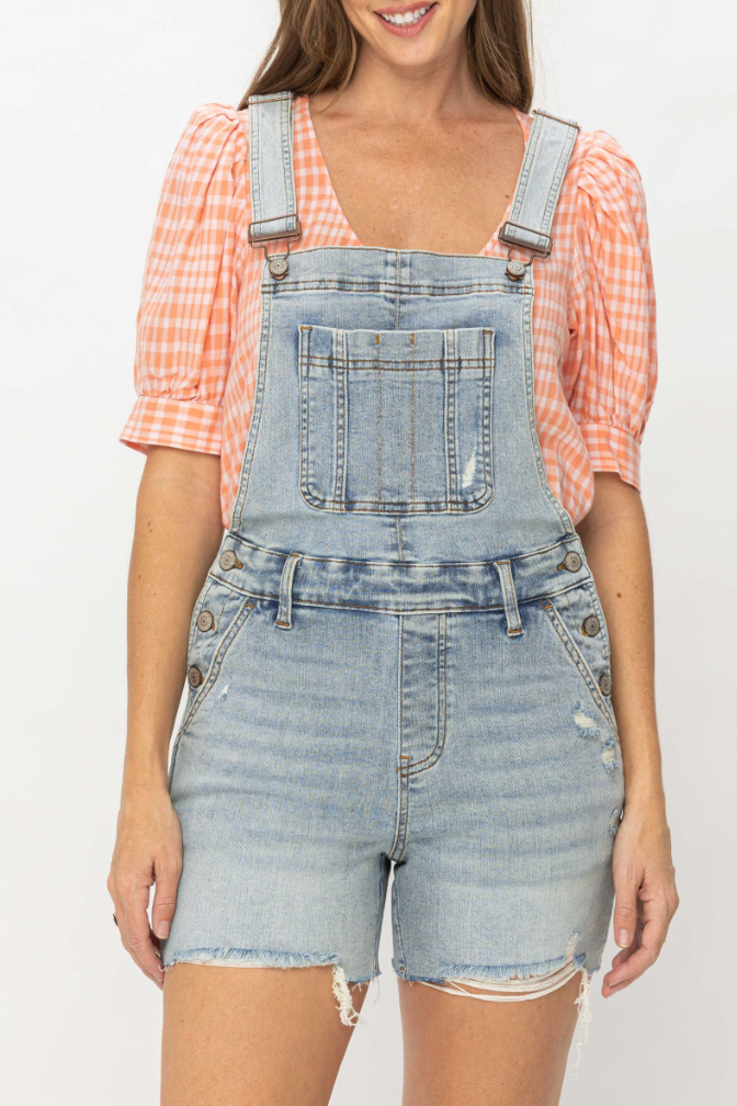 Judy Blue Distressed Overall