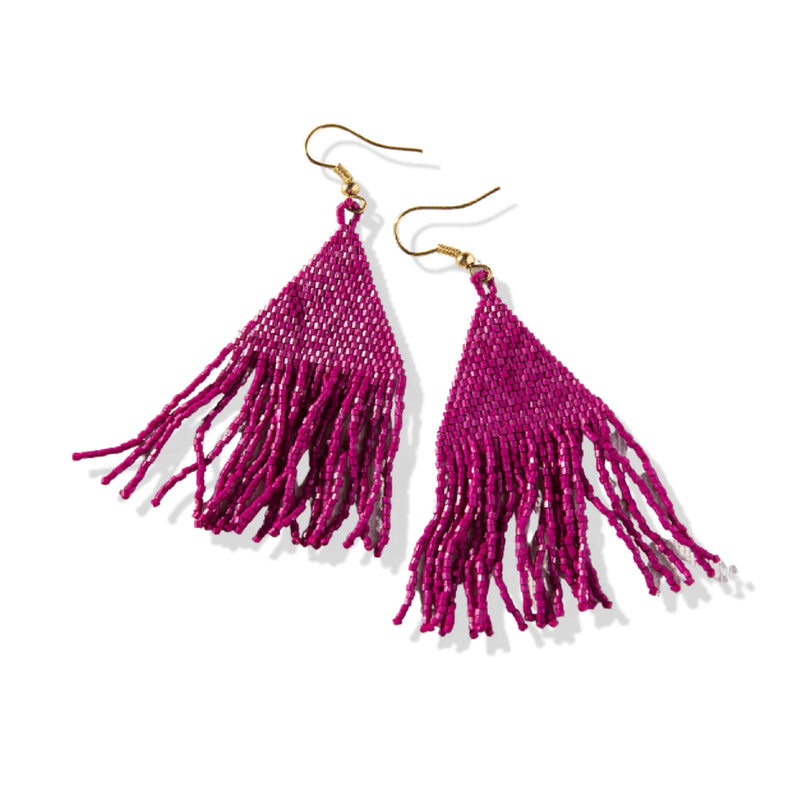 Ink and Alloy Magenta Earrings Ink and Alloy Magenta Earrings